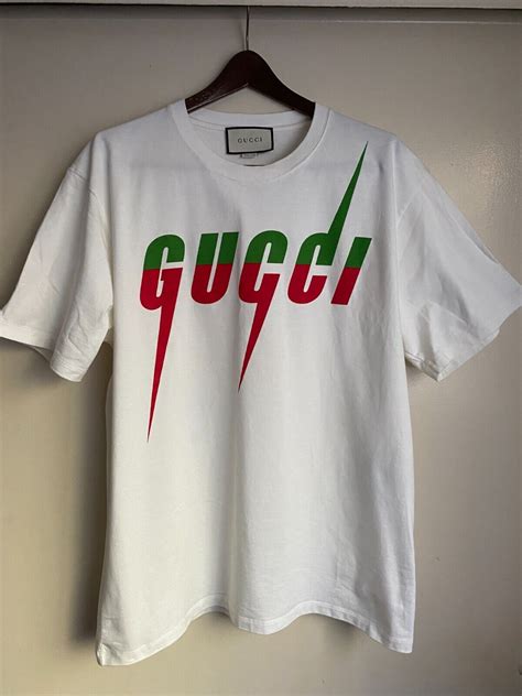 gucci inspired t shirt ebay|authentic Gucci t shirt men.